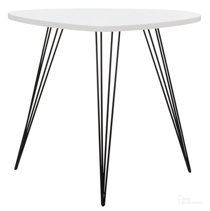 The appearance of Wynton Black and White Lacquer End Table designed by Safavieh in the modern / contemporary interior design. This white and black piece of furniture  was selected by 1StopBedrooms from Wynton Collection to add a touch of cosiness and style into your home. Sku: FOX4214B. Product Type: Accent Table. Material: Iron. Image1