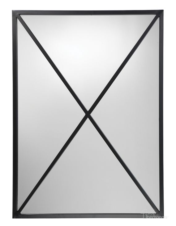 The appearance of Xander Mirror designed by Jamie Young Company in the traditional interior design. This black piece of furniture  was selected by 1StopBedrooms from Xander Collection to add a touch of cosiness and style into your home. Sku: LSXANDERBK. Material: Metal. Product Type: Accent Mirror. Image1