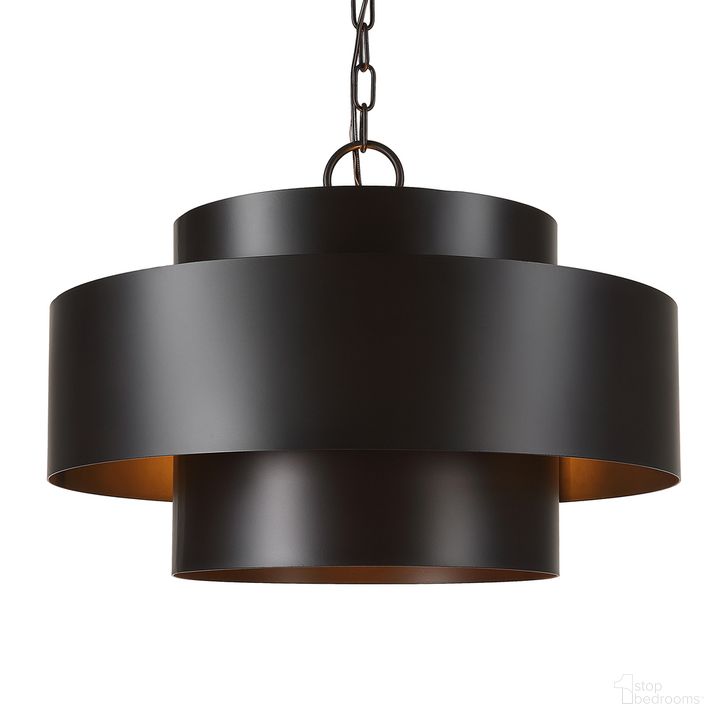 The appearance of Youngstown 4 Light Pendant In Dark Bronze designed by Uttermost in the  interior design. This dark bronze piece of furniture  was selected by 1StopBedrooms from Youngstown Collection to add a touch of cosiness and style into your home. Sku: 21585. Material: Steel. Product Type: Pendant Lighting. Image1