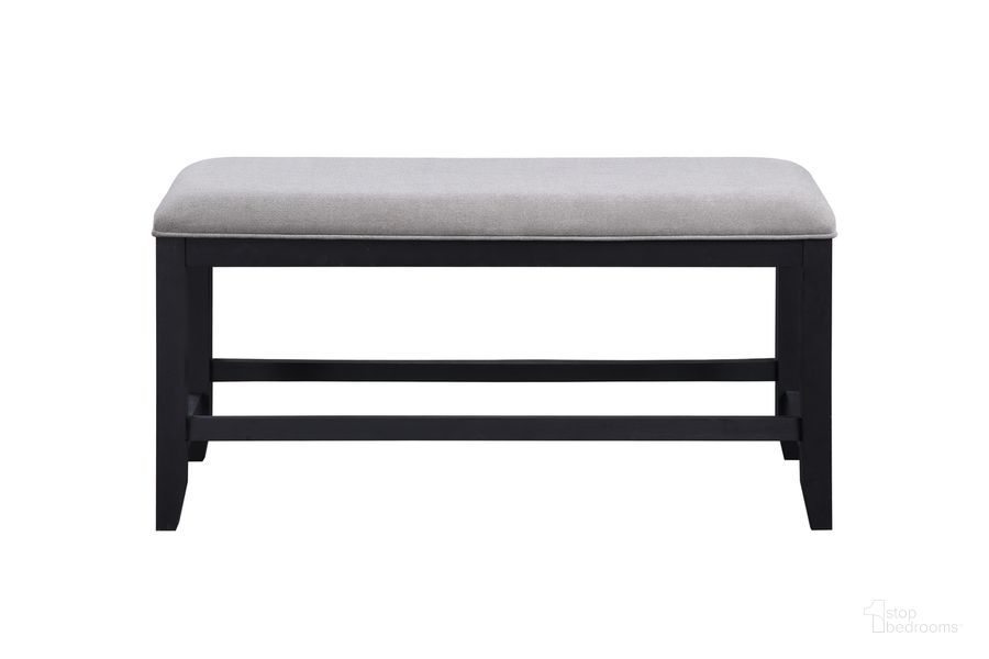 The appearance of Yves Counter Bench In Black designed by Steve Silver in the modern / contemporary interior design. This black piece of furniture  was selected by 1StopBedrooms from Yves Collection to add a touch of cosiness and style into your home. Sku: YS500CCBN. Product Type: Dining Bench. Material: Rubberwood. Image1