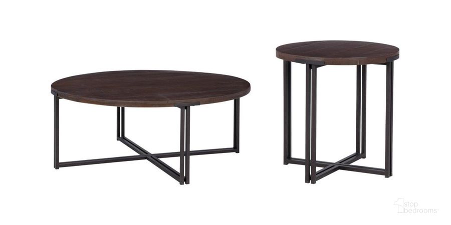 The appearance of Zander Occasional Table Set In Dark Brown designed by Aspenhome in the modern / contemporary interior design. This dark brown piece of furniture  was selected by 1StopBedrooms from Zander Collection to add a touch of cosiness and style into your home. Sku: I310-9101-UMB;I310-9141-UMB. Material: Wood. Product Type: Occasional Table Set. Image1