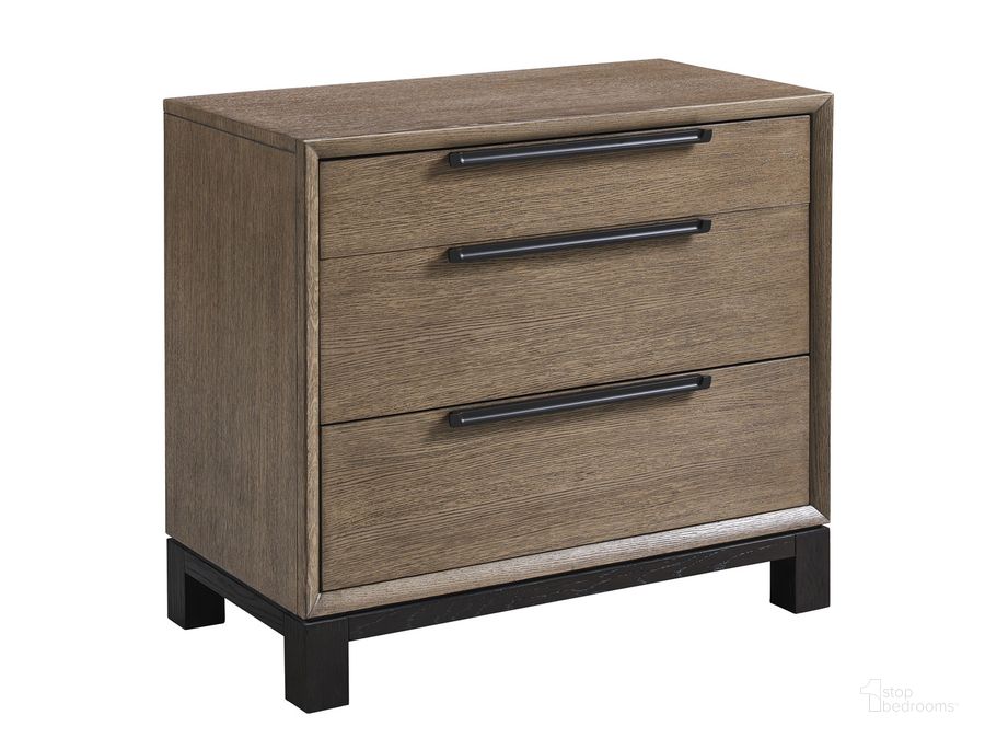 The appearance of Zanzibar Rutledge Nightstand designed by Lexington in the modern / contemporary interior design. This copper piece of furniture  was selected by 1StopBedrooms from Zanzibar Collection to add a touch of cosiness and style into your home. Sku: 01-0416-621. Product Type: Nightstand. Image1