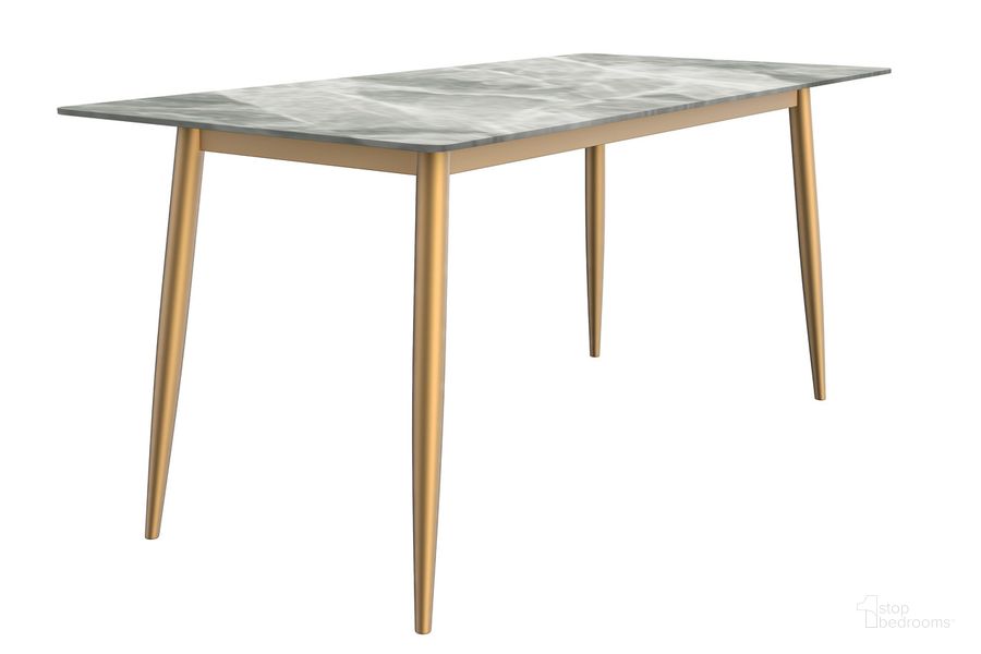 The appearance of Zayle 71 Inch Dining Table In Light Grey designed by LeisureMod in the modern / contemporary interior design. This light grey piece of furniture  was selected by 1StopBedrooms from Zayle Collection to add a touch of cosiness and style into your home. Sku: ZTBG-71IGR-S. Table Base Style: Legs. Material: Steel. Product Type: Dining Table. Table Top Shape: Rectangular. Size: 71". Image1