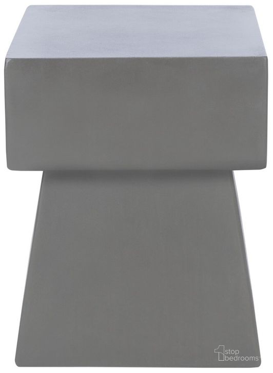 The appearance of Zen Dark Gray Mushroom Concrete Accent Table designed by Safavieh in the modern / contemporary interior design. This dark grey piece of furniture  was selected by 1StopBedrooms from Zen Collection to add a touch of cosiness and style into your home. Sku: VNN1000A. Product Type: Accent Table. Image1