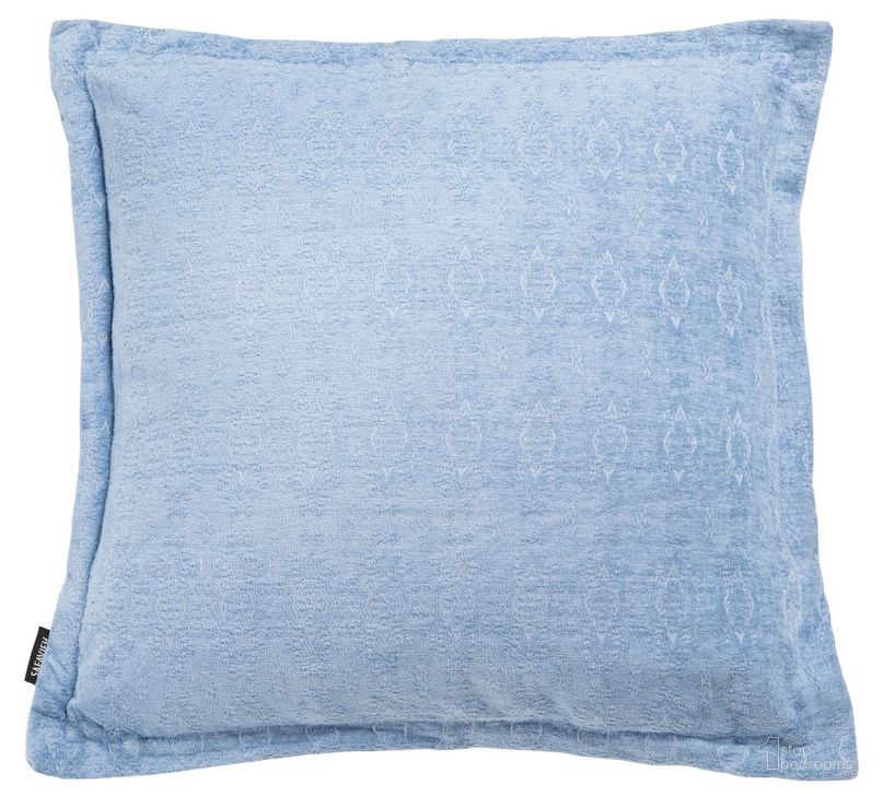 The appearance of Zendia Pillow in Blue designed by Safavieh in the modern / contemporary interior design. This blue piece of furniture  was selected by 1StopBedrooms from Zendia Collection to add a touch of cosiness and style into your home. Sku: PLS6535A-1818. Material: Cotton. Product Type: Pillow. Image1