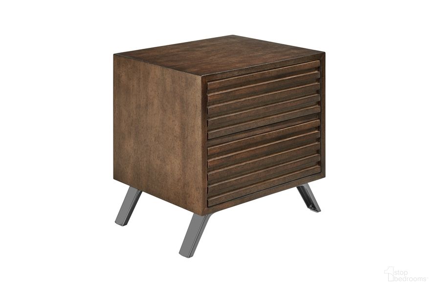 The appearance of Zest 2-Drawer Solid Wood Nightstand In Espresso designed by Caracole in the modern / contemporary interior design. This espresso piece of furniture  was selected by 1StopBedrooms from Zest Collection to add a touch of cosiness and style into your home. Sku: MI01-5031-01. Product Type: Nightstand. Material: MDF. Image1
