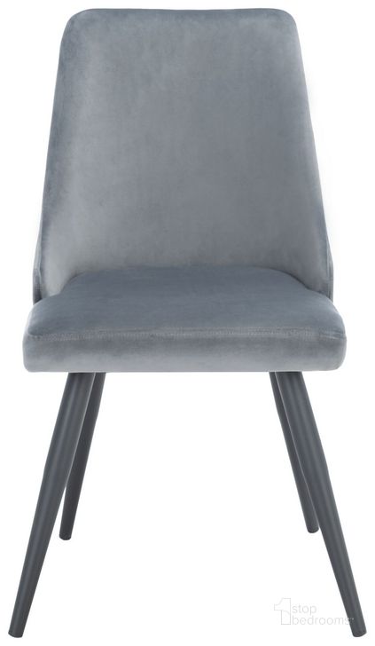 The appearance of Zoi Upholstered Dining Chair Set of 2 in Grey designed by Safavieh in the modern / contemporary interior design. This grey piece of furniture  was selected by 1StopBedrooms from Zoi Collection to add a touch of cosiness and style into your home. Sku: DCH7500A-SET2. Material: Steel. Product Type: Dining Chair. Image1