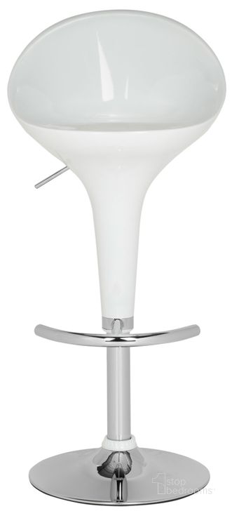 The appearance of Zorab White Swivel Bar Stool designed by Safavieh in the modern / contemporary interior design. This white piece of furniture  was selected by 1StopBedrooms from Zorab Collection to add a touch of cosiness and style into your home. Sku: FOX7504A. Material: Steel. Product Type: Barstool. Image1
