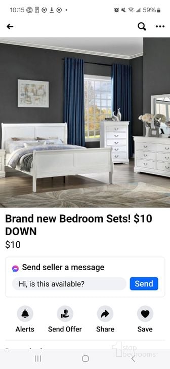Anarasia White Youth Sleigh Bedroom Set by Ashley Furniture 1StopBedrooms