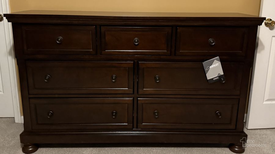 porter rustic brown dresser by Ashley Furniture Reformation Maybury Light Blue Color:Black Linen & Multi Soutache Weight190 lbs King sleigh bed com_h:not set
