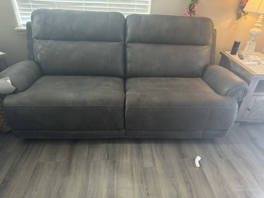 Austere Zero Wall Wide Seat Recliner In Gray by Ashley