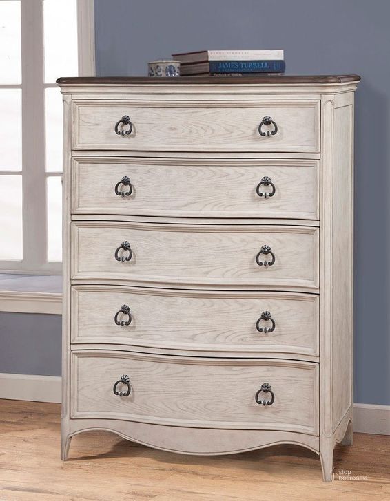 The appearance of Genoa Chest In Antique Grey designed by American Woodcrafters in the traditional interior design. This antique grey piece of furniture  was selected by 1StopBedrooms from Genoa Collection to add a touch of cosiness and style into your home. Sku: 1575-150. Product Type: Chest. Material: Rubberwood. Image1