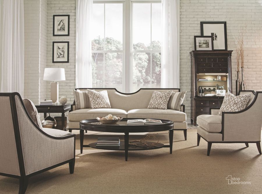 The appearance of Harper Ivory Living Room Set designed by A.R.T. in the transitional interior design. This beige piece of furniture  was selected by 1StopBedrooms from Harper Collection to add a touch of cosiness and style into your home. Sku: 161501-5336AA;161523-5336AA. Material: Fabric. Product Type: Living Room Set. Image1