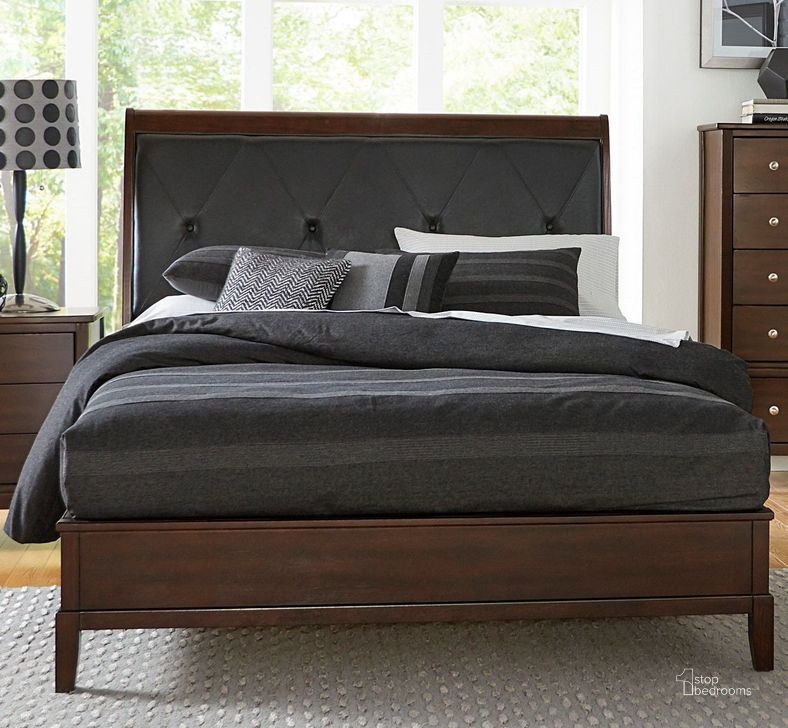 The appearance of Cotterill Cherry Queen Panel Bed designed by Homelegance in the modern / contemporary interior design. This brown piece of furniture  was selected by 1StopBedrooms from Cotterill Collection to add a touch of cosiness and style into your home. Sku: 1730-1;1730-2;1730-3. Bed Type: Panel Bed. Product Type: Panel Bed. Bed Size: Queen. Image1