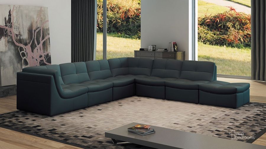 The appearance of Lego 7 Piece Modular Sectional (Grey) designed by J&M in the modern / contemporary interior design. This gray piece of furniture  was selected by 1StopBedrooms from Lego Collection to add a touch of cosiness and style into your home. Sku: 176654. Product Type: Sectional. Layout: L-Shape.