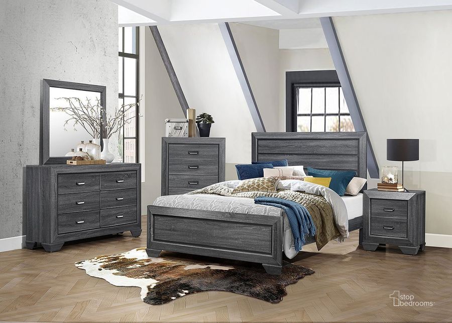 The appearance of Beechnut Gray Panel Bedroom Set designed by Homelegance in the transitional interior design. This gray piece of furniture  was selected by 1StopBedrooms from Beechnut Collection to add a touch of cosiness and style into your home. Sku: 1904GY-1;1904GY-3;1904GY-4. Bed Type: Panel Bed. Material: Wood. Product Type: Panel Bed. Bed Size: Queen. Image1