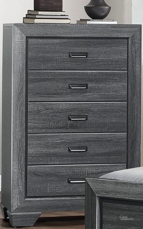 The appearance of Beechnut Gray Chest designed by Homelegance in the modern / contemporary interior design. This gray piece of furniture  was selected by 1StopBedrooms from Beechnut Collection to add a touch of cosiness and style into your home. Sku: 1904GY-9. Material: Wood. Product Type: Chest.