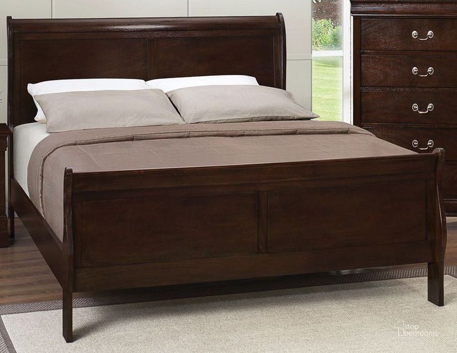  Acme Furniture Louis Philippe III Traditional Wood Sleigh Full  Bed in Cherry : Home & Kitchen