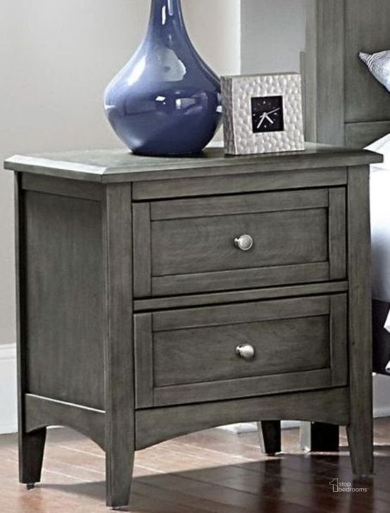 The appearance of Garcia Cool Grey Nightstand designed by Homelegance in the transitional interior design. This gray piece of furniture  was selected by 1StopBedrooms from Garcia Collection to add a touch of cosiness and style into your home. Sku: 2046-4. Material: Wood. Product Type: Nightstand. Image1