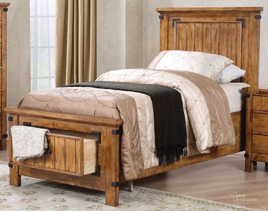 The appearance of Brenner Rustic Honey Full Panel Storage Bed designed by Coaster in the rustic / southwestern interior design. This brown piece of furniture  was selected by 1StopBedrooms from Brenner Collection to add a touch of cosiness and style into your home. Sku: 205260FB1;205260FB2;205260FB3. Bed Type: Storage Bed. Material: Wood. Product Type: Storage Bed. Bed Size: Full. Image1
