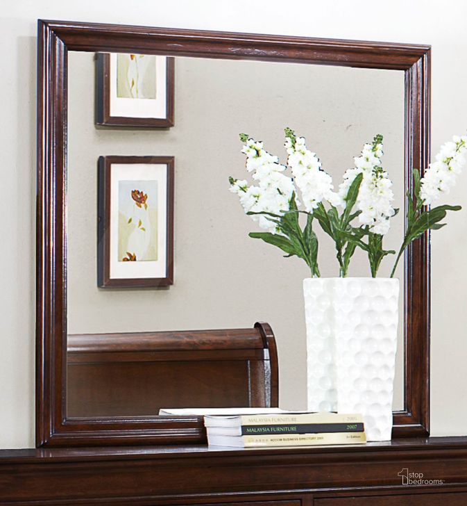 The appearance of Mayville Mirror designed by Homelegance in the traditional interior design. This brown piece of furniture  was selected by 1StopBedrooms from Mayville Collection to add a touch of cosiness and style into your home. Sku: 2147-6. Material: Wood. Product Type: Dresser Mirror. Image1