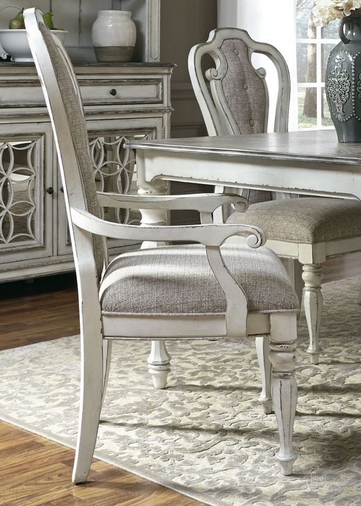 Magnolia Manor Antique White Extendable Rectangular Dining Room Set by ...
