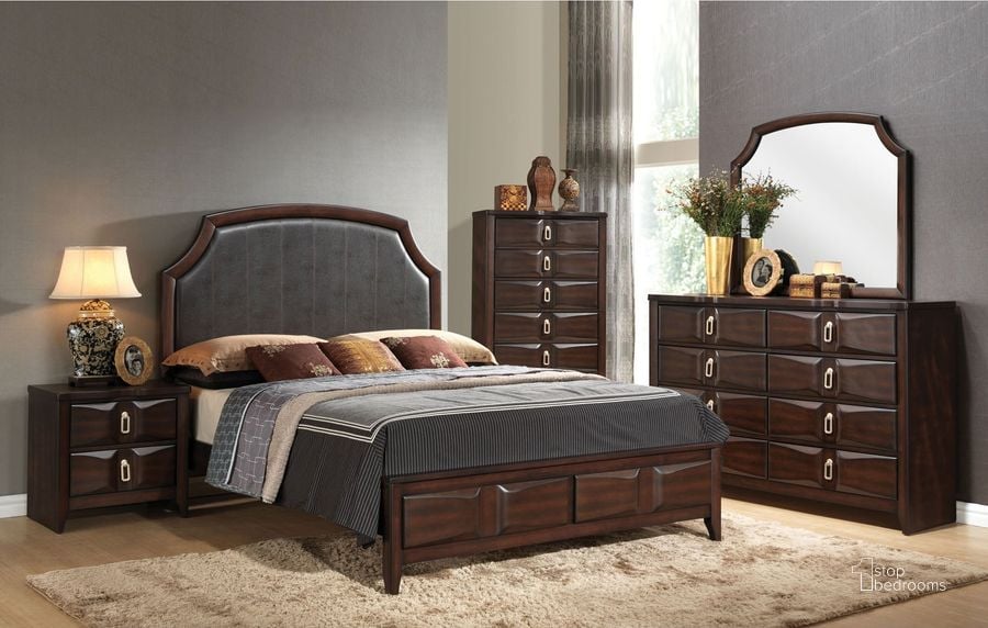 The appearance of Acme Lancaster Platform Bedroom Set in Espresso designed by ACME in the transitional interior design. This brown piece of furniture  was selected by 1StopBedrooms from Lancaster Collection to add a touch of cosiness and style into your home. Sku: 24570Q-HF;24571Q-R;24573. Bed Type: Platform Bed. Material: Wood. Product Type: Platform Bed. Bed Size: Queen. Image1