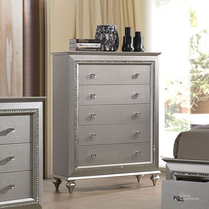 The appearance of Kaitlyn Chest designed by ACME in the glam interior design. This medium color piece of furniture  was selected by 1StopBedrooms from Kaitlyn Collection to add a touch of cosiness and style into your home. Sku: 27236. Product Type: Chest. Material: MDF.