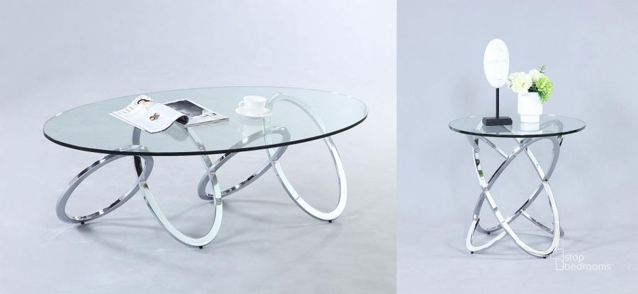 The appearance of 4036 Occasional Table Set designed by Chintaly Imports in the modern / contemporary interior design. This chrome piece of furniture  was selected by 1StopBedrooms from 4036 Collection to add a touch of cosiness and style into your home. Sku: 4036-CT-T;4036-CT-B;4036-LT-T;4036-LT-B. Product Type: Occasional Table Set. Material: Metal/Glass. Image1