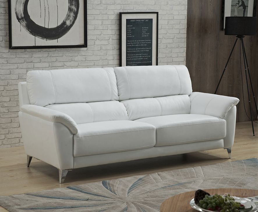 The appearance of Extravaganza 406 Sofa designed by ESF in the modern / contemporary interior design. This white piece of furniture  was selected by 1StopBedrooms from Extravaganza Collection to add a touch of cosiness and style into your home. Sku: 4061. Product Type: Sofa. Material: Leather Match.