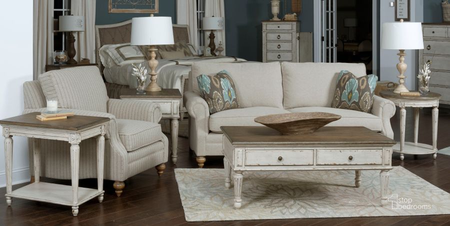 The appearance of South Bury Cream Rectangular Occasional Table Set designed by Hammary in the traditional interior design. This cream piece of furniture  was selected by 1StopBedrooms from South Bury Collection to add a touch of cosiness and style into your home. Sku: 513-910;513-918. Material: Wood. Product Type: Occasional Table Set. Table Top Shape: Rectangular. Image1