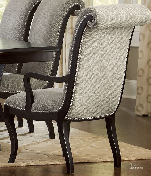 Savion Espresso Round Pedestal Extendable Dining Room Set by