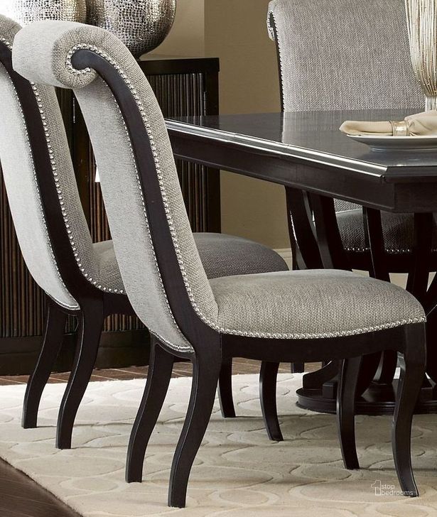 Savion Espresso Round Pedestal Extendable Dining Room Set by