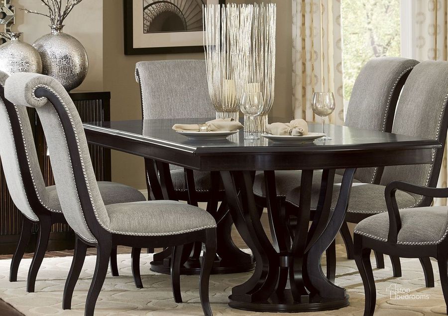 Savion Espresso Natural Tone Extendable Dining Room Set By Homelegance ...