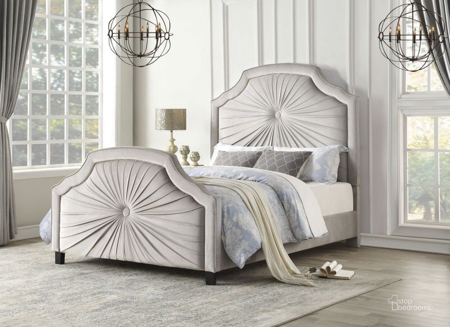The appearance of Bossa Nova Queen Panel Bed designed by Homelegance in the modern / contemporary interior design. This gray piece of furniture  was selected by 1StopBedrooms from Bossa Nova Collection to add a touch of cosiness and style into your home. Sku: 5888-1*. Bed Type: Panel Bed. Product Type: Panel Bed. Bed Size: Queen.