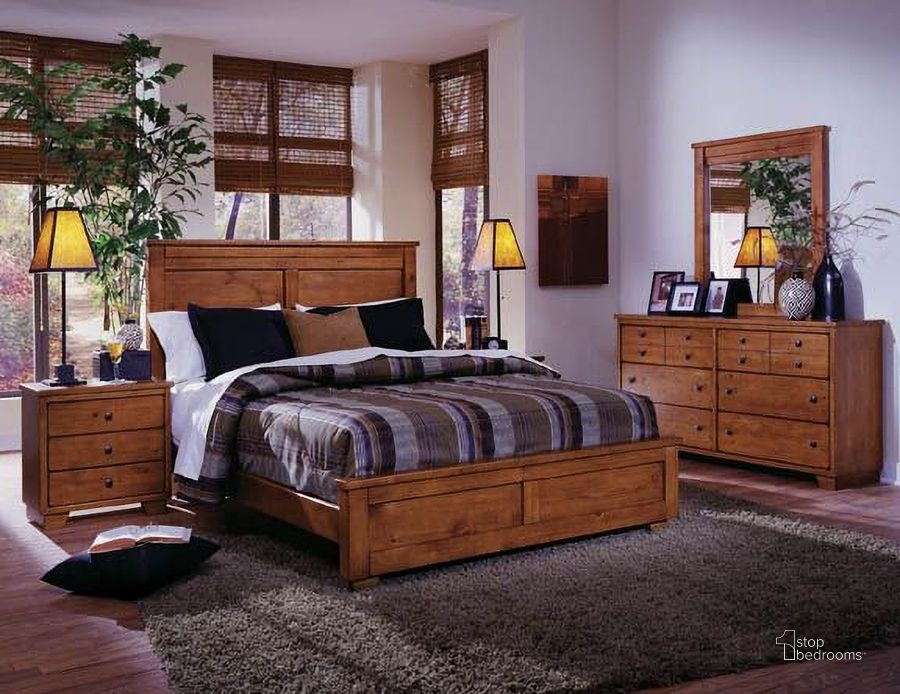 The appearance of Diego Cinnamon Pine Panel Bedroom Set designed by Progressive Furniture in the transitional interior design. This brown piece of furniture  was selected by 1StopBedrooms from Diego Collection to add a touch of cosiness and style into your home. Sku: 61652-34;61652-35;61652-77;61652-43. Bed Type: Panel Bed. Material: Wood. Product Type: Panel Bed. Bed Size: Queen. Image1