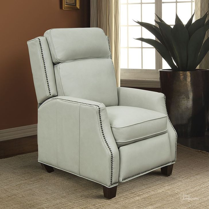 The appearance of Van Buren Recliner (Dove) designed by BarcaLounger in the modern / contemporary interior design. This dove piece of furniture  was selected by 1StopBedrooms from Van Buren Collection to add a touch of cosiness and style into your home. Sku: 74568570291. Material: Leather. Product Type: Recliner. Image1