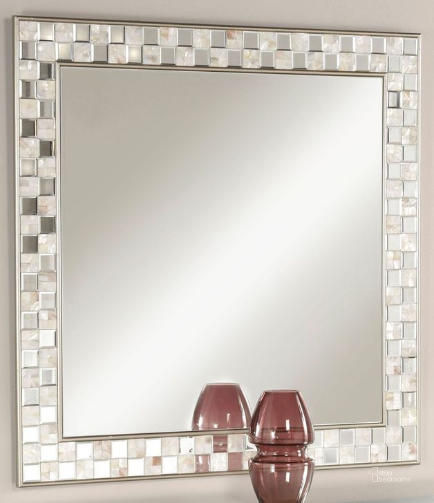 The appearance of Nasa Mirrored Accent Wall Mirror designed by ACME in the glam interior design. This red piece of furniture  was selected by 1StopBedrooms from Nasa Collection to add a touch of cosiness and style into your home. Sku: 97388. Material: Glass. Product Type: Dresser Mirror. Image1