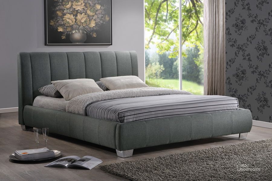 The appearance of Baxton Studio Marzenia Contemporary Grey Fabric Queen Size Bed designed by Baxton Studio in the modern / contemporary interior design. This grey piece of furniture  was selected by 1StopBedrooms from Marzenia Collection to add a touch of cosiness and style into your home. Sku: BBT6085-Queen-GREY. Bed Type: Platform Bed. Material: Fabric. Product Type: Platform Bed. Bed Size: Queen.