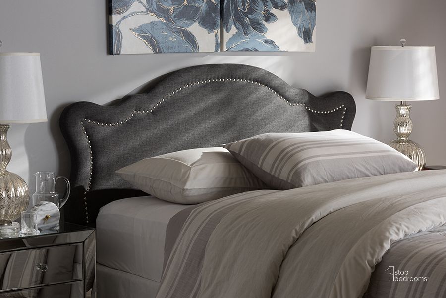 The appearance of Baxton Studio Avery Modern And Contemporary Dark Grey Fabric Queen Size Headboard designed by Baxton Studio in the modern / contemporary interior design. This dark grey piece of furniture  was selected by 1StopBedrooms from Avery Collection to add a touch of cosiness and style into your home. Sku: BBT6624-Dark Grey-Queen HB-H1217-20. Material: Fabric. Product Type: Headboard. Bed Size: Queen. Image1