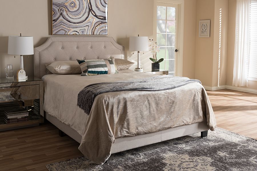 The appearance of Baxton Studio Willis Modern And Contemporary Light Beige Fabric Upholstered Full Size Bed designed by Baxton Studio in the modern / contemporary interior design. This light beige piece of furniture  was selected by 1StopBedrooms from Willis Collection to add a touch of cosiness and style into your home. Sku: CF8747-J-Light Beige-Full. Bed Type: Panel Bed. Material: Fabric. Product Type: Panel Bed. Bed Size: Full. Image1