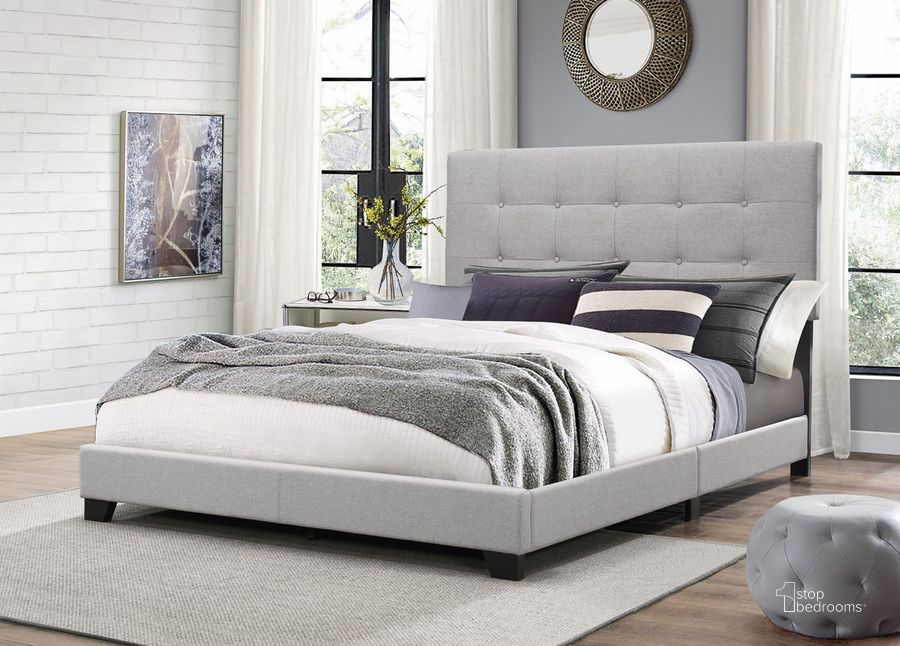 The appearance of Crown Mark Florence Grey Queen Bed designed by Crown Mark in the modern / contemporary interior design. This grey piece of furniture  was selected by 1StopBedrooms from Florence Collection to add a touch of cosiness and style into your home. Sku: 5270GY-Q. Bed Type: Platform Bed. Product Type: Platform Bed. Bed Size: Queen.