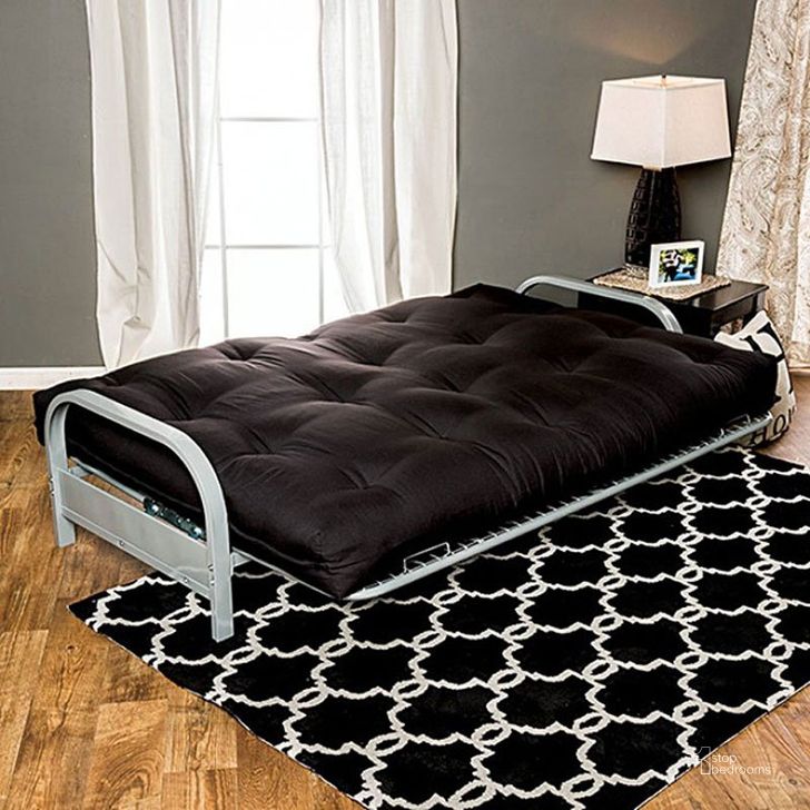 The appearance of Knox 6-Inch Black Futon Mattress designed by Furniture of America in the modern / contemporary interior design. This black piece of furniture  was selected by 1StopBedrooms from Knox Collection to add a touch of cosiness and style into your home. Sku: FP-2405BK. Material: Polyester. Product Type: Futon. Image1