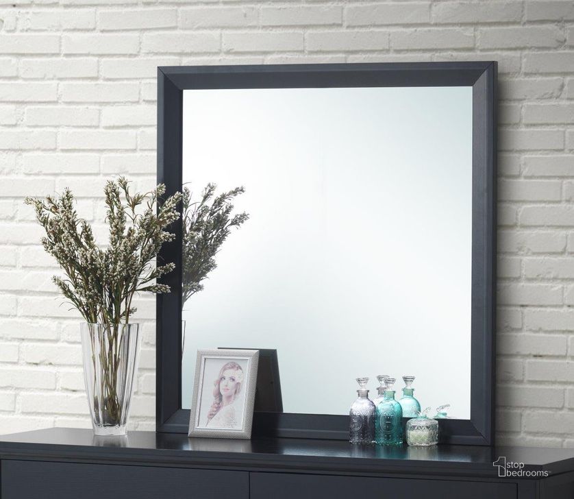 The appearance of Glory Furniture Primo Mirror, Black designed by Glory in the modern / contemporary interior design. This black piece of furniture  was selected by 1StopBedrooms from Primo Collection to add a touch of cosiness and style into your home. Sku: G1336-M-Mirror. Material: Wood. Product Type: Dresser Mirror. Image1