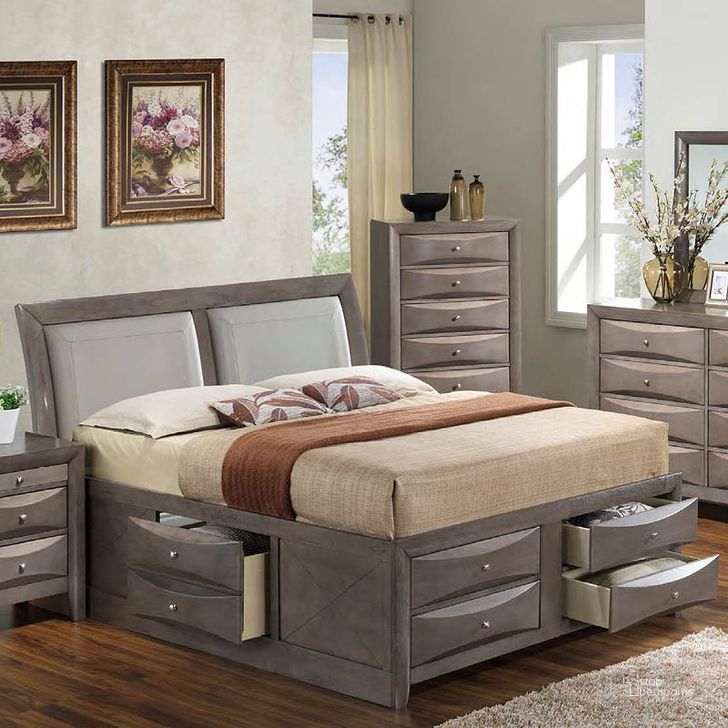 The appearance of G1505I Youth Storage Bed (Twin) designed by Glory in the transitional interior design. This gray piece of furniture  was selected by 1StopBedrooms from G1505 Collection to add a touch of cosiness and style into your home. Sku: G1505I-TSB4-Twin STGE Bed HDBD;G1505I-TSB4-Twin STGE Bed FTBD;G1505I-TSB4-Twin STGE Bed Rails;G1505I-TSB4-Twin STGE Bed Drawers for Rails;G1505I-TSB4-Twin STGE Bed Drawers for FTBD;G1505I-TSB4-Twin STGE Bed Drawers for FTBD. Bed Type: Storage Bed. Material: Wood. Product Type: Storage Bed. Bed Size: Twin.
