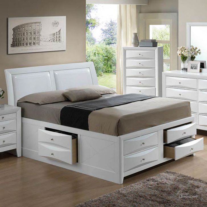 The appearance of G1570I Youth Storage Bed (Twin) designed by Glory in the transitional interior design. This white piece of furniture  was selected by 1StopBedrooms from G1570 Collection to add a touch of cosiness and style into your home. Sku: G1570I-TSB4-Twin STGE Bed HDBD;G1570I-TSB4-Twin STGE Bed FTBD;G1570I-TSB4-Twin STGE Bed Rails;G1570I-TSB4-Twin STGE Bed Drawers for Rails;G1570I-TSB4-Twin STGE Bed Drawers for FTBD;G1570I-TSB4-Twin STGE Bed Drawers for FTBD. Bed Type: Storage Bed. Material: Wood. Product Type: Storage Bed. Bed Size: Twin.