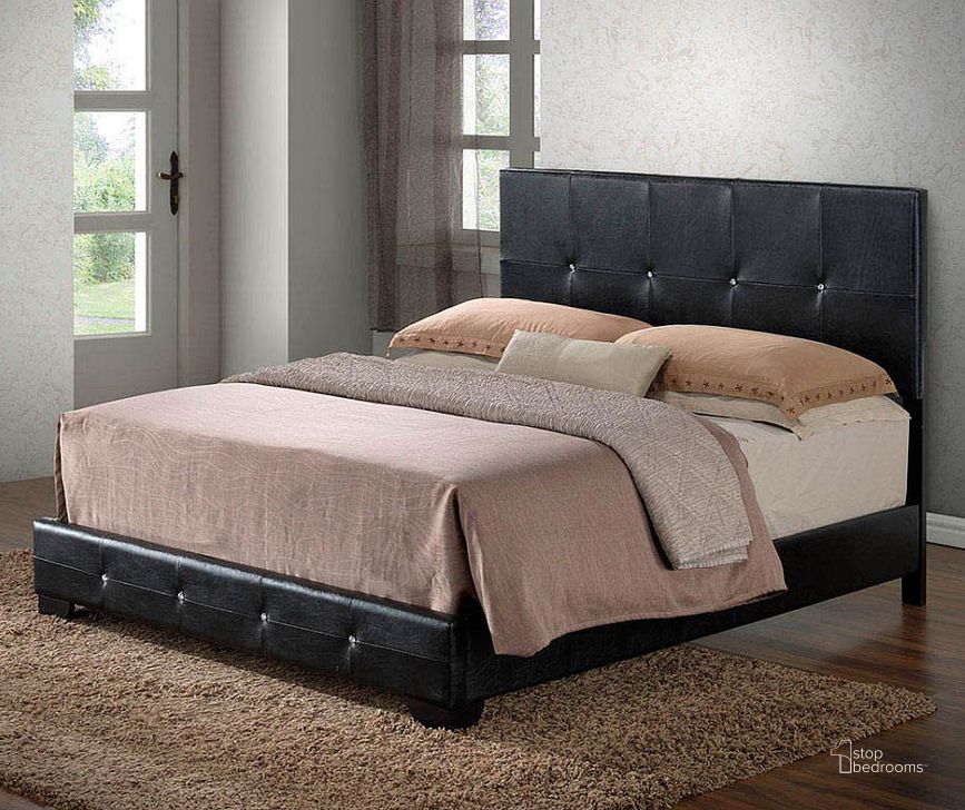 The appearance of G2573 Upholstered Bed (King) designed by Glory in the modern / contemporary interior design. This black piece of furniture  was selected by 1StopBedrooms from G2573 Collection to add a touch of cosiness and style into your home. Sku: G2573-KB-UP-KING BED. Bed Type: Panel Bed. Material: Wood. Product Type: Panel Bed. Bed Size: King.