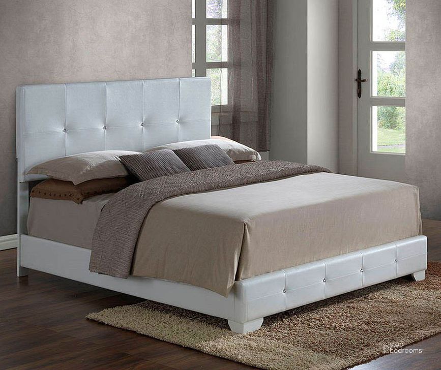 The appearance of G2577 Youth Upholstered Bed (Full) designed by Glory in the modern / contemporary interior design. This white piece of furniture  was selected by 1StopBedrooms from G2577 Collection to add a touch of cosiness and style into your home. Sku: G2577-FB-UP-FULL BED. Bed Type: Panel Bed. Material: Wood. Product Type: Panel Bed. Bed Size: Full.