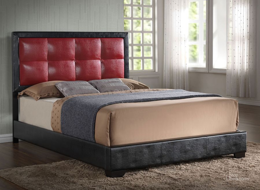 The appearance of G2589 Youth Upholstered Bed (Full) designed by Glory in the modern / contemporary interior design. This red piece of furniture  was selected by 1StopBedrooms from G2589 Collection to add a touch of cosiness and style into your home. Sku: G2589-FB-UP-Full  Bed. Bed Type: Panel Bed. Material: Wood. Product Type: Panel Bed. Bed Size: Full.