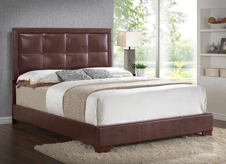 The appearance of G2596 Upholstered Bed (King) designed by Glory in the modern / contemporary interior design. This brown piece of furniture  was selected by 1StopBedrooms from G2596 Collection to add a touch of cosiness and style into your home. Sku: G2596-KB-UP-King Bed. Bed Type: Panel Bed. Material: Wood. Product Type: Panel Bed. Bed Size: King.